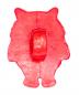 Mobile Preview: Kids button as owls made of plastic in red 17 mm 0,67 inch
